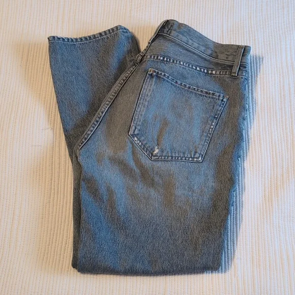 AGOLDE Riley SZ28 High Rise Straight Crop - Picture 4 of 12